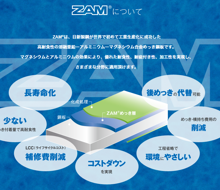 ZAM®について - 千葉・栃木で表面処理鋼管などを加工・販売なら麻布成形株式会社